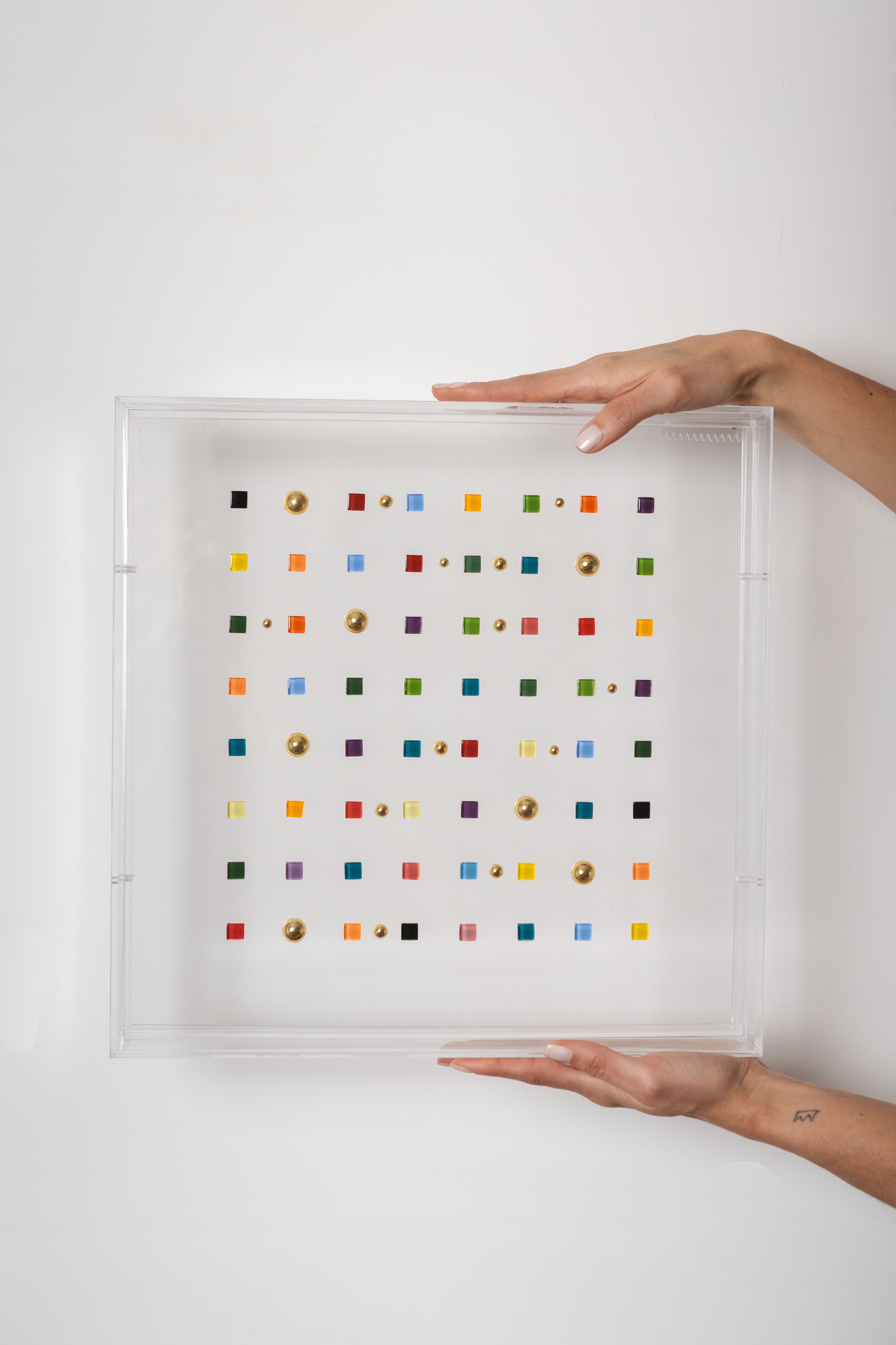Quadro De Acrílico Estado De Cor