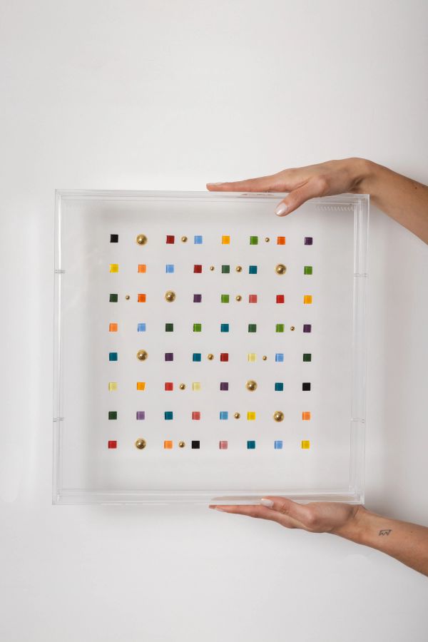 Quadro De Acrílico Estado De Cor