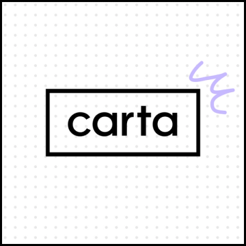 Carta's logo links to their customer story