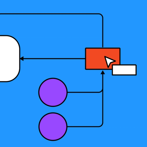 section of level 1 data flow diagram with mouse cursor hovering over red rectangle