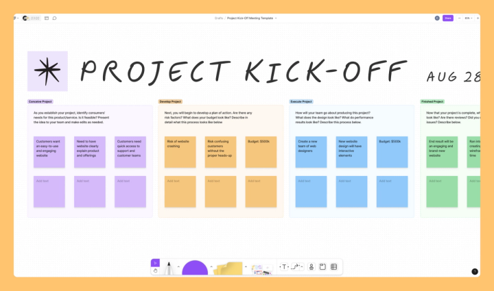 Project Kickoff Template | Free Example | FigJam