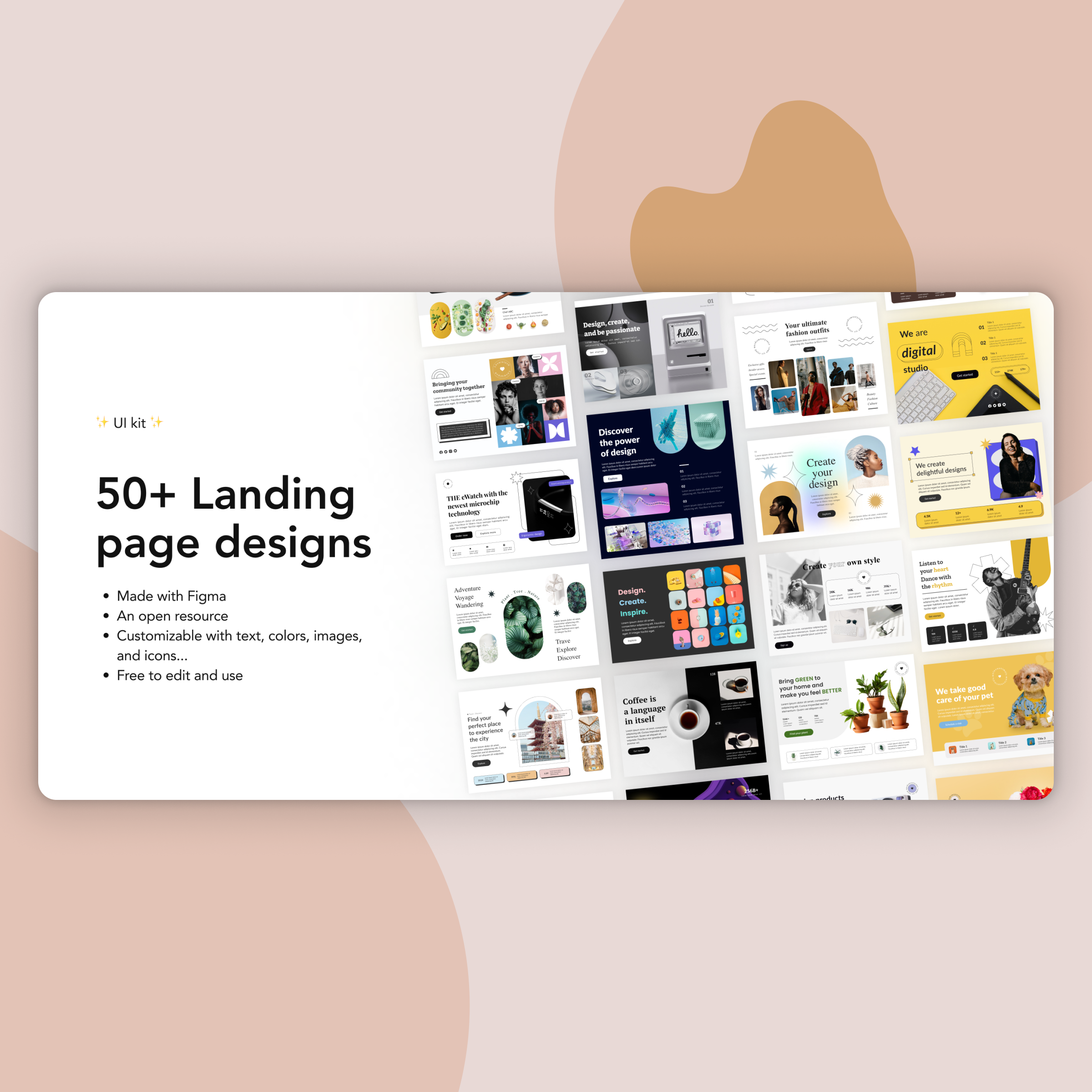 15+ Free Landing Page Designs for Inspiration | Figma