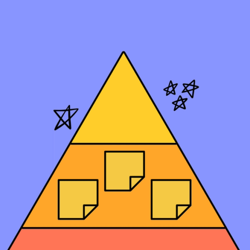 food chain pyramid blank