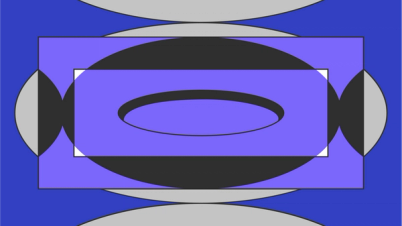 从不同角度以不同的方式(用紫色、灰色和黑色圆圈显示)的抽象按钮。