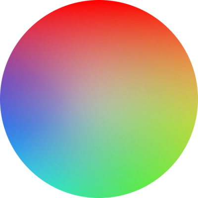 Color wheel gradient