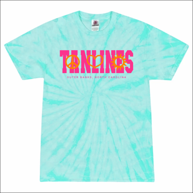 A picture of Tanlines's 90's beach-inspired merch