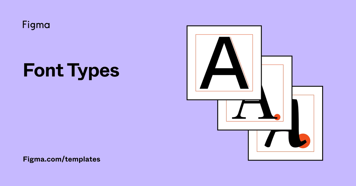Font types Figma