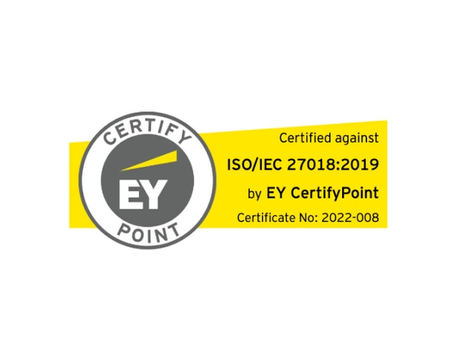 Zertifiziert nach ISO/IC 27018:2019 durch EY CertifyPoint Zertifikatsnummer: 2022-008