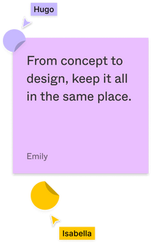 Du concept au design, vous trouverez tout au même endroit.