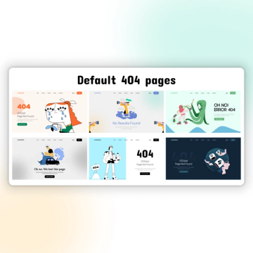 Default 404 pages