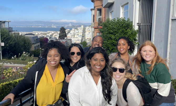 Photo of Figma interns in San Francisco