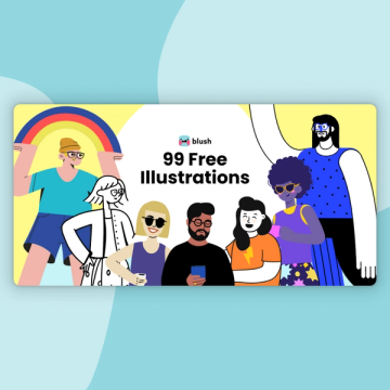 99 free illustrations