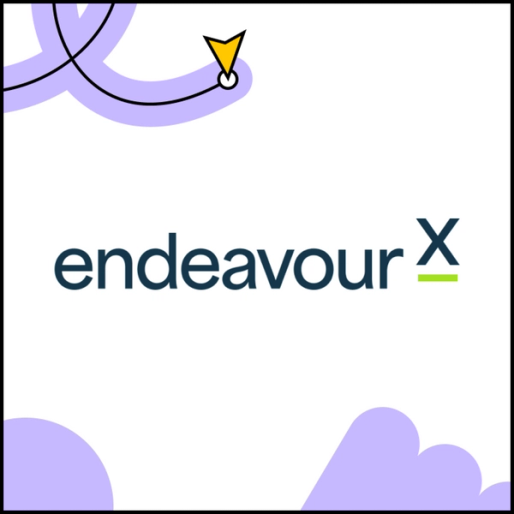 EndeavourX logo on FigJam whiteboard