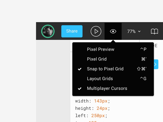 figma hover states