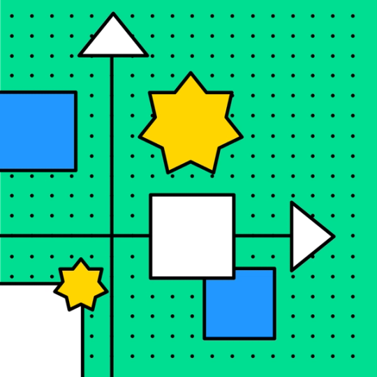 zoomed in on upper right hand corner of a SWOT template