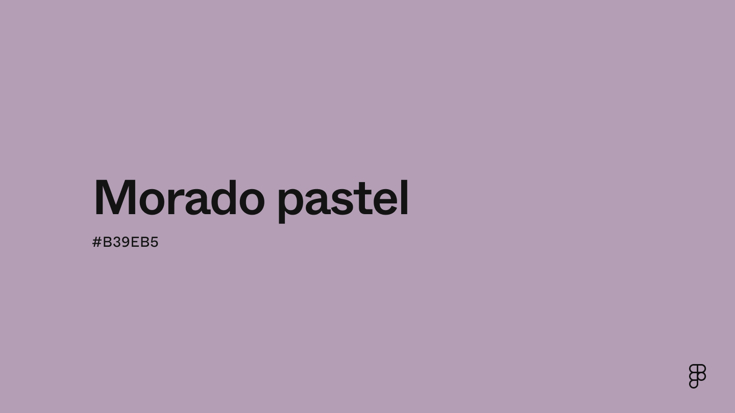 color Morado pastel