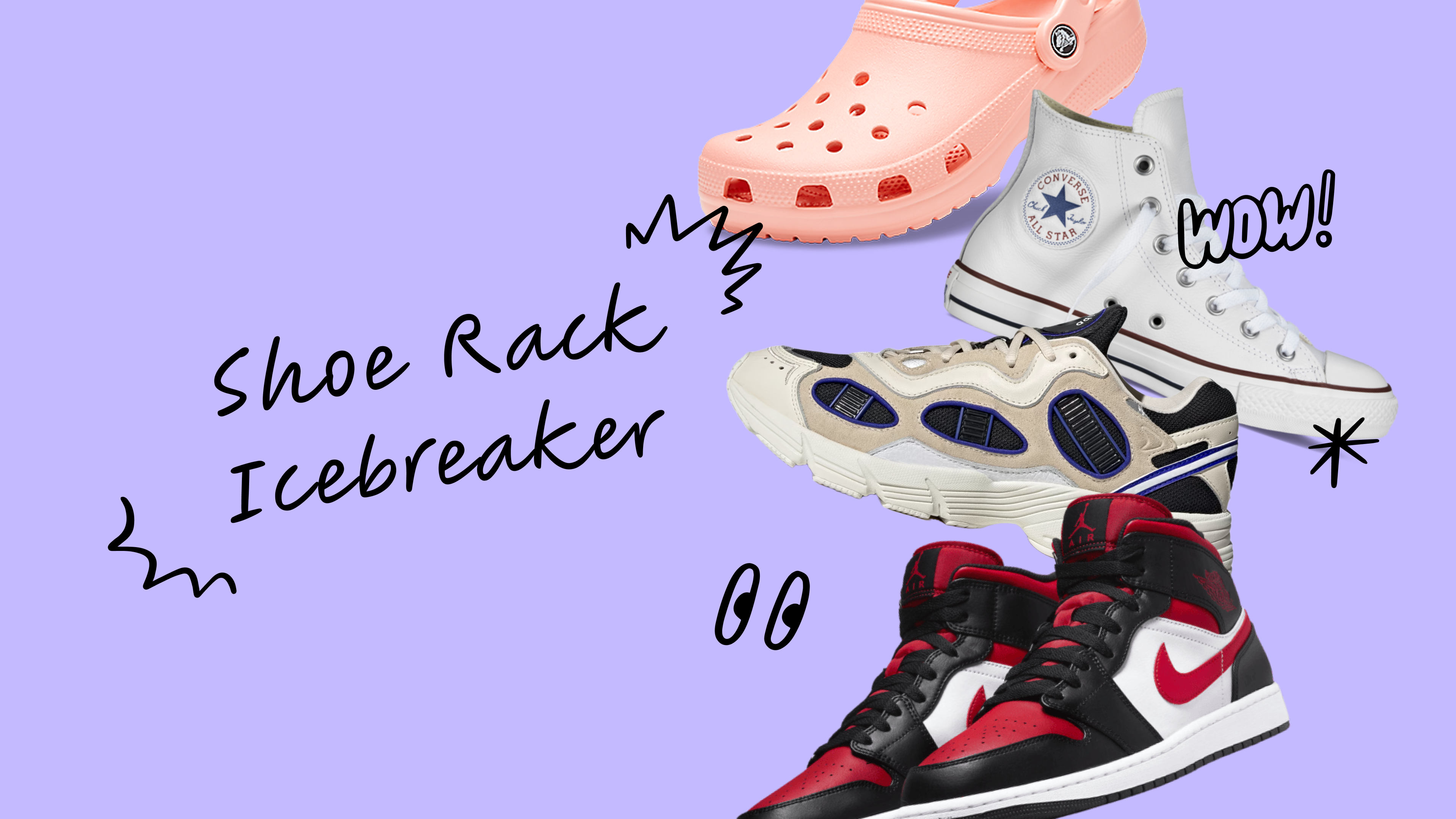 Shoe rack icebreaker