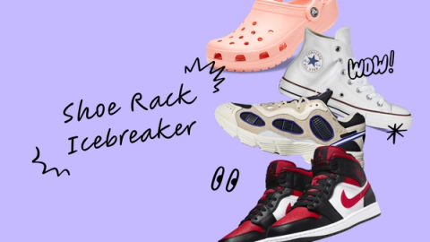 Shoe rack icebreaker