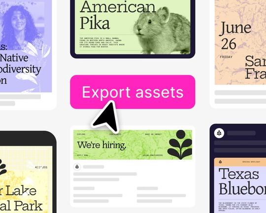 Export your generated banner at a format suitable for you