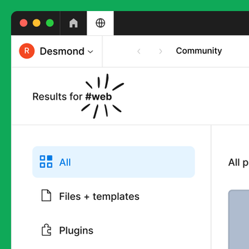 Suchergebnisse für „Web“ in der Figma-Community.