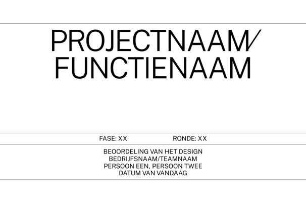 Projectnaam