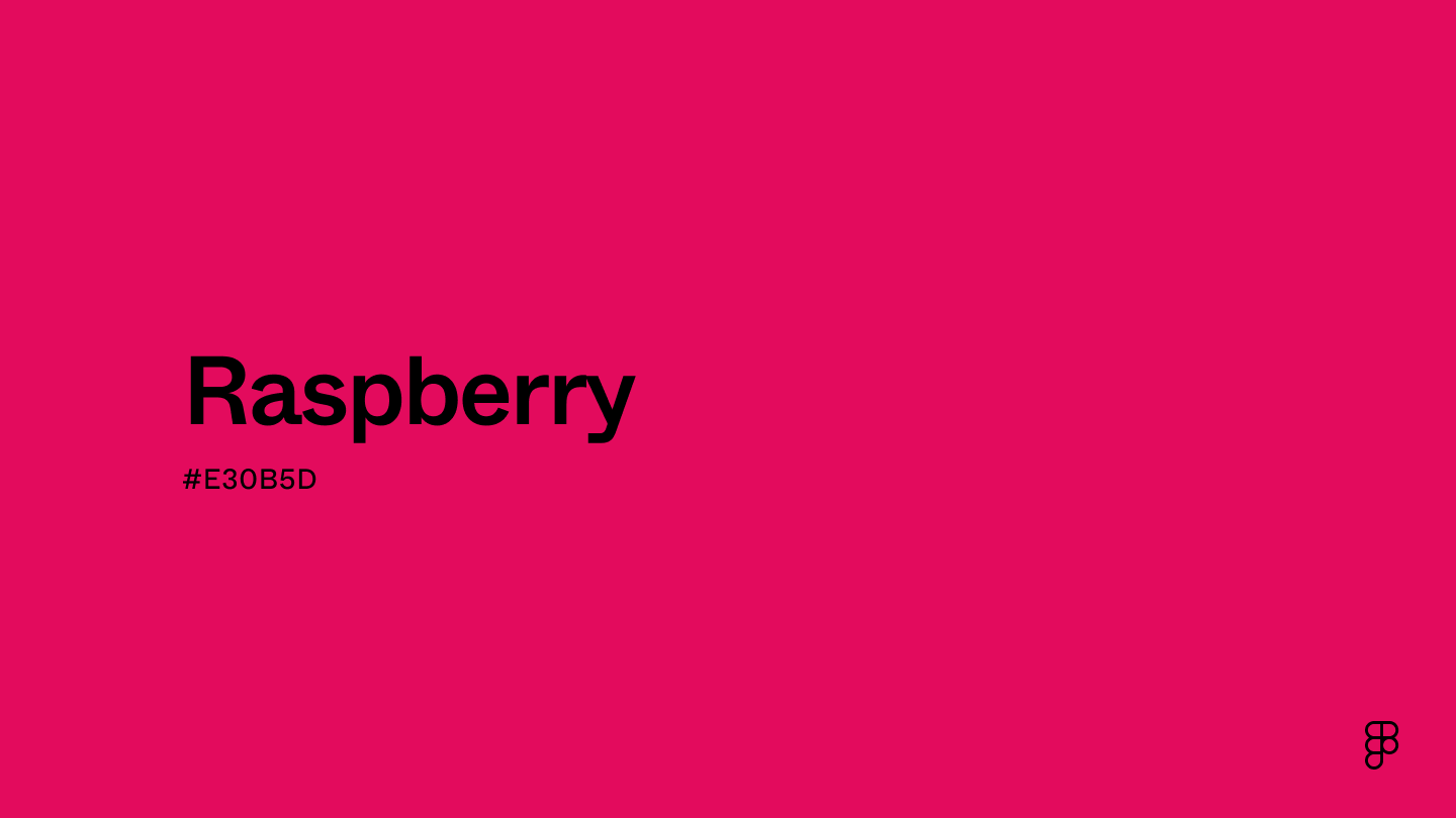 Raspberry Color: Hex Code, Palettes & Meaning | Figma