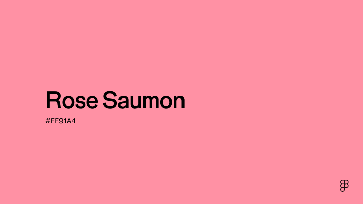 color Rose saumon