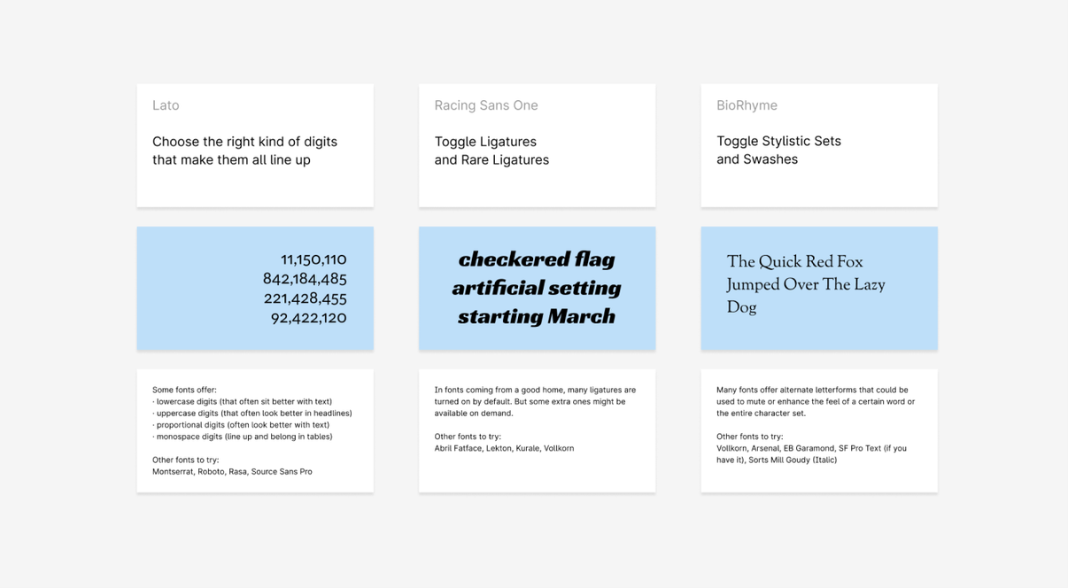 An ode to OpenType: Fall in love with the secret world of fonts | Figma ...
