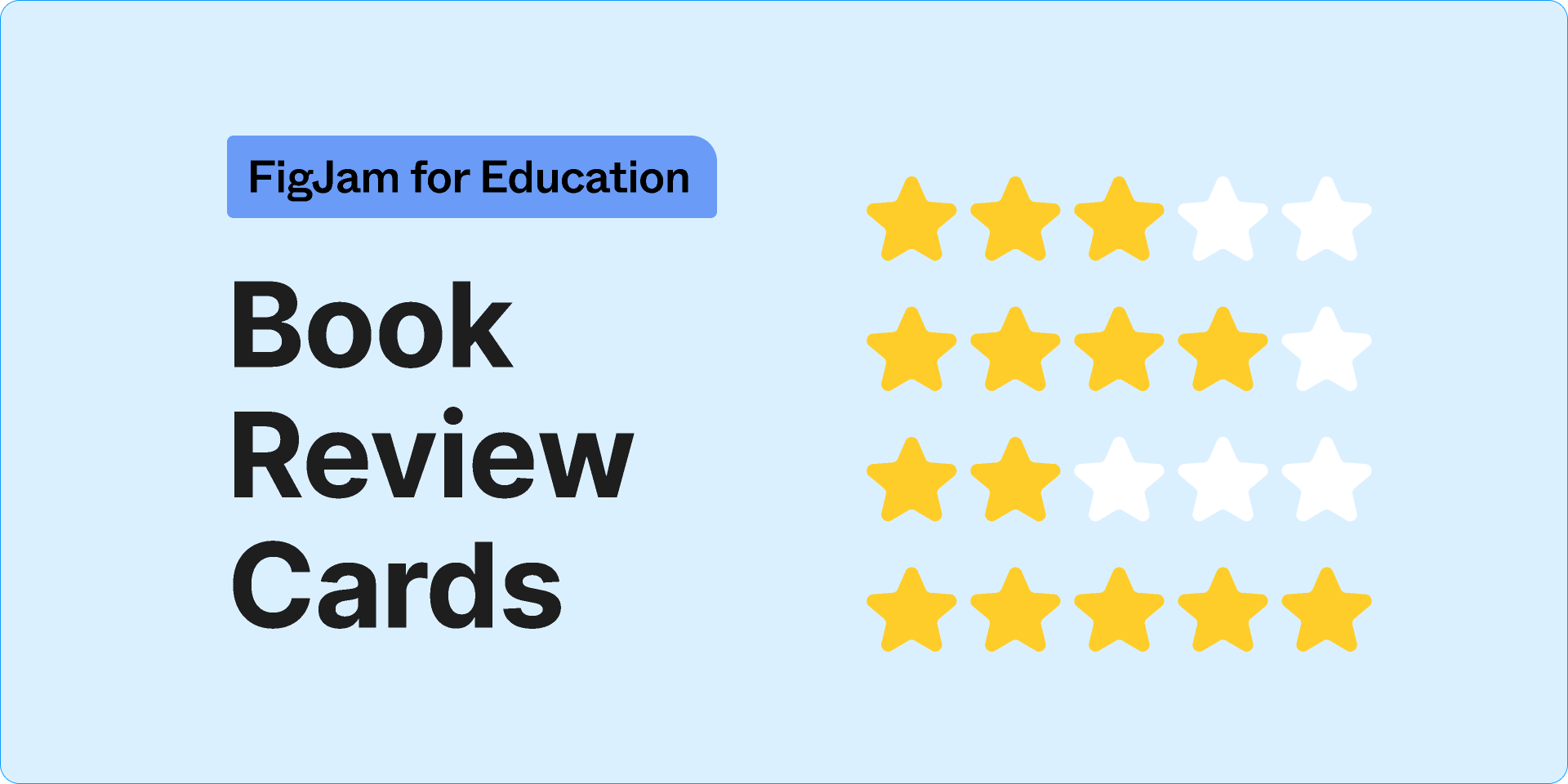 Book review cards