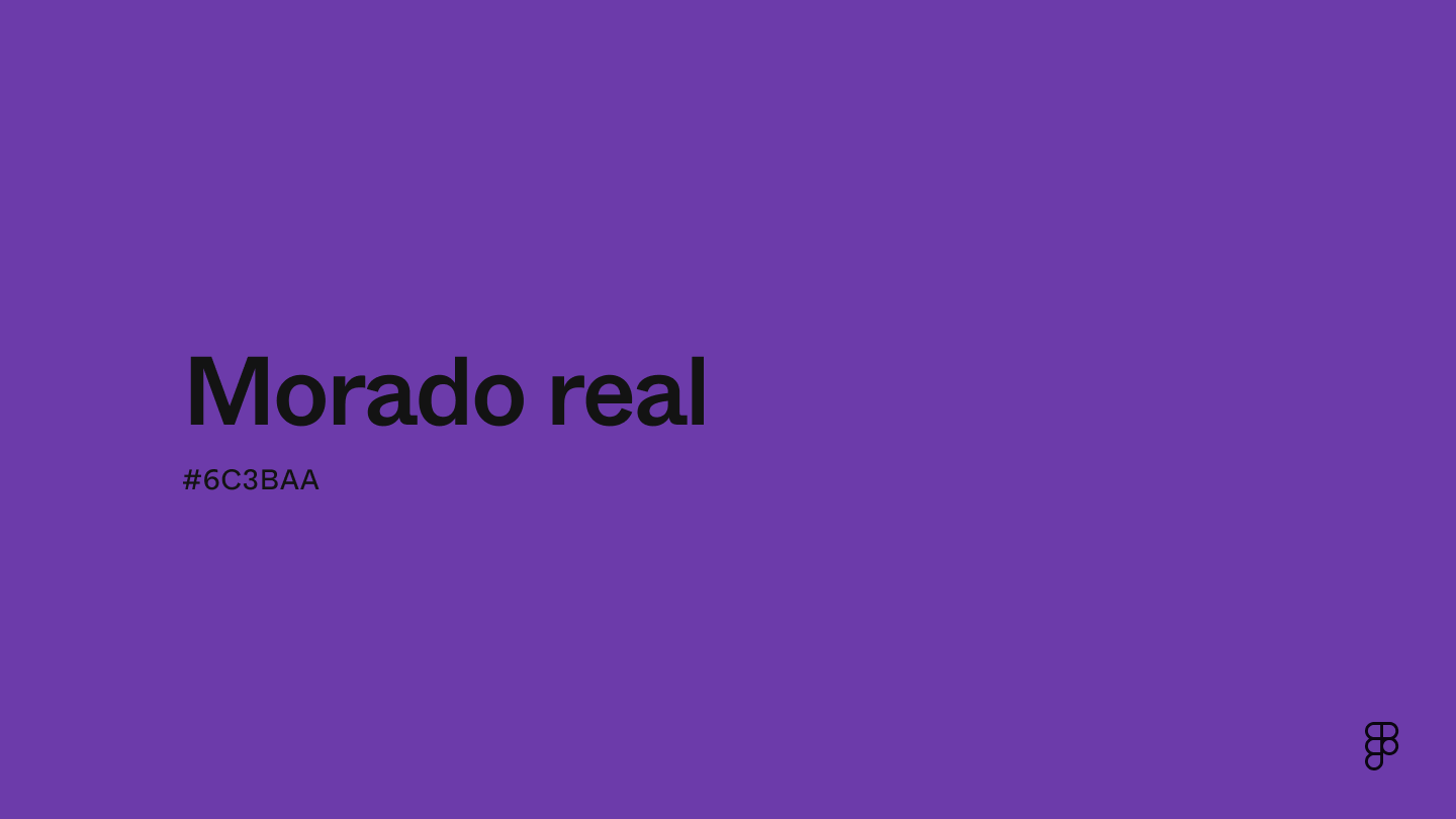 color Morado real