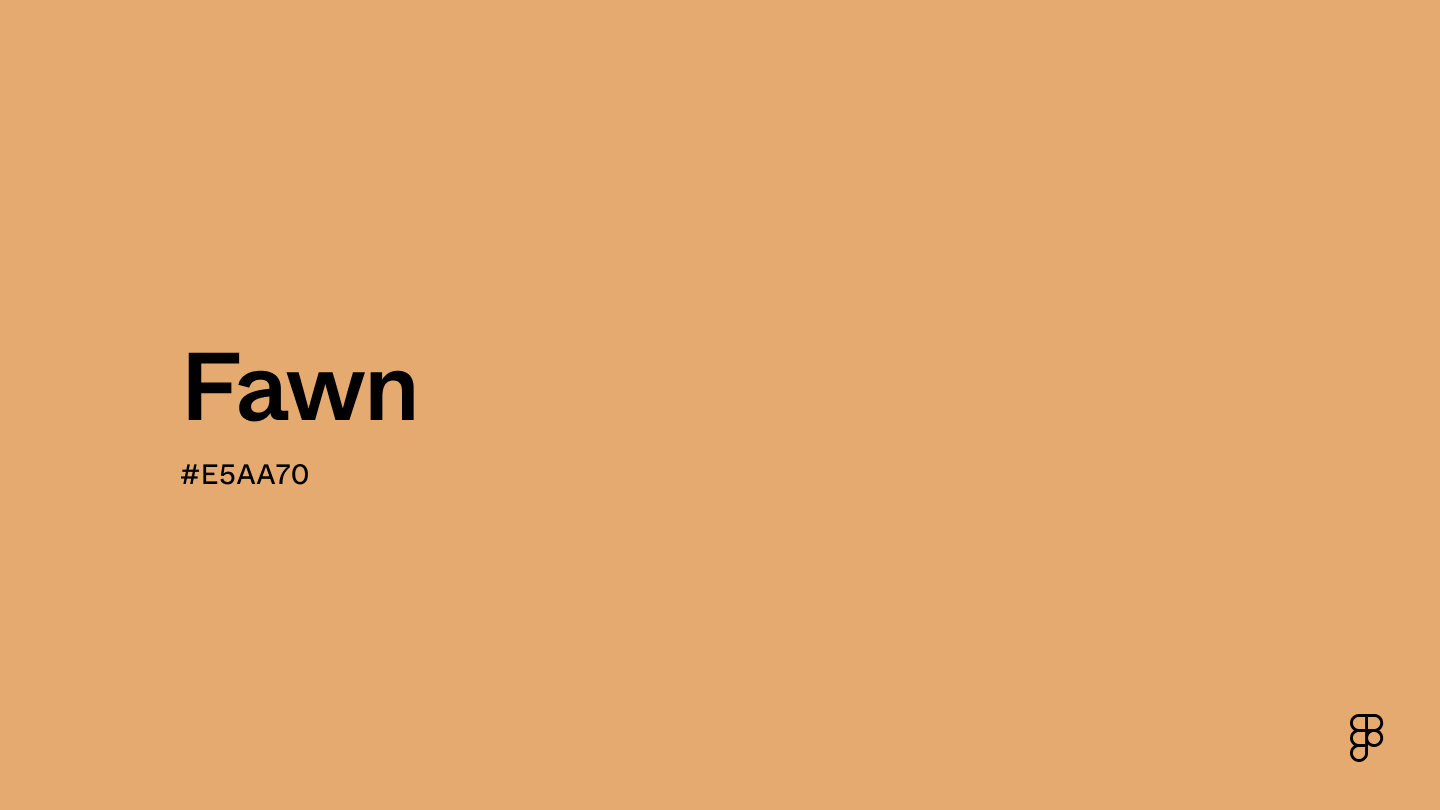 Fawn color