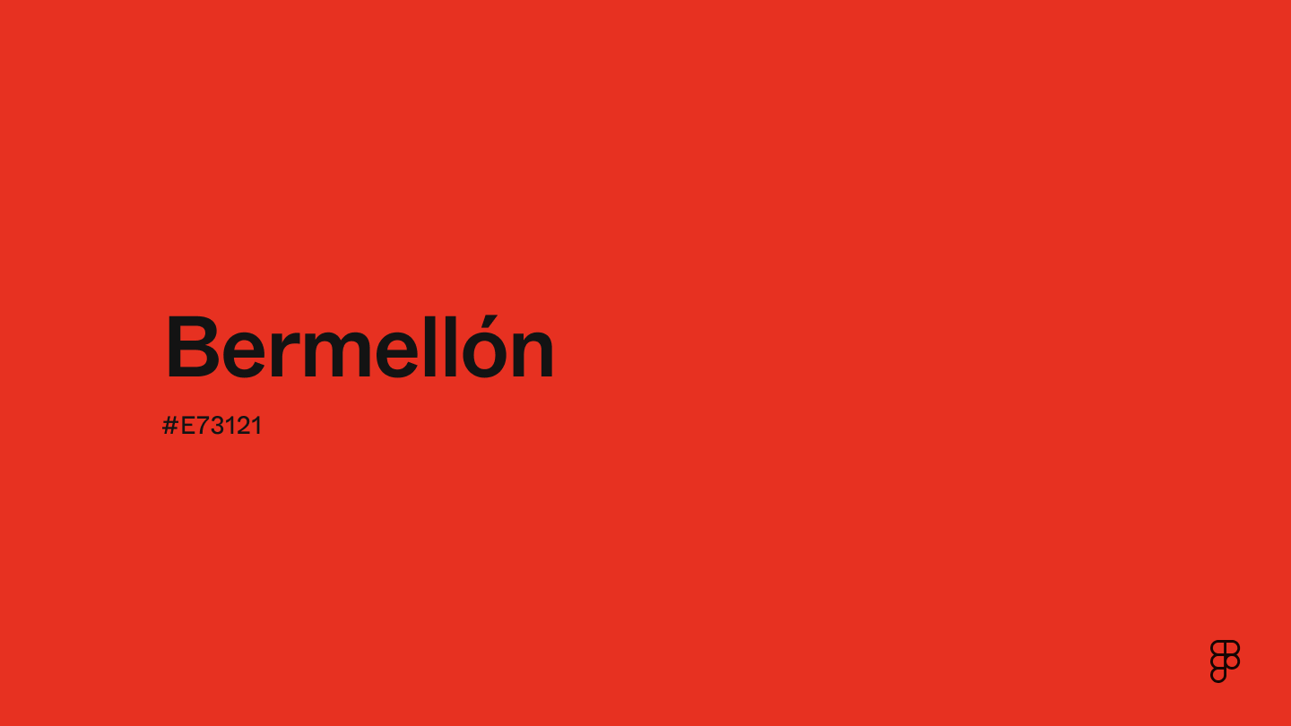 color Bermellón