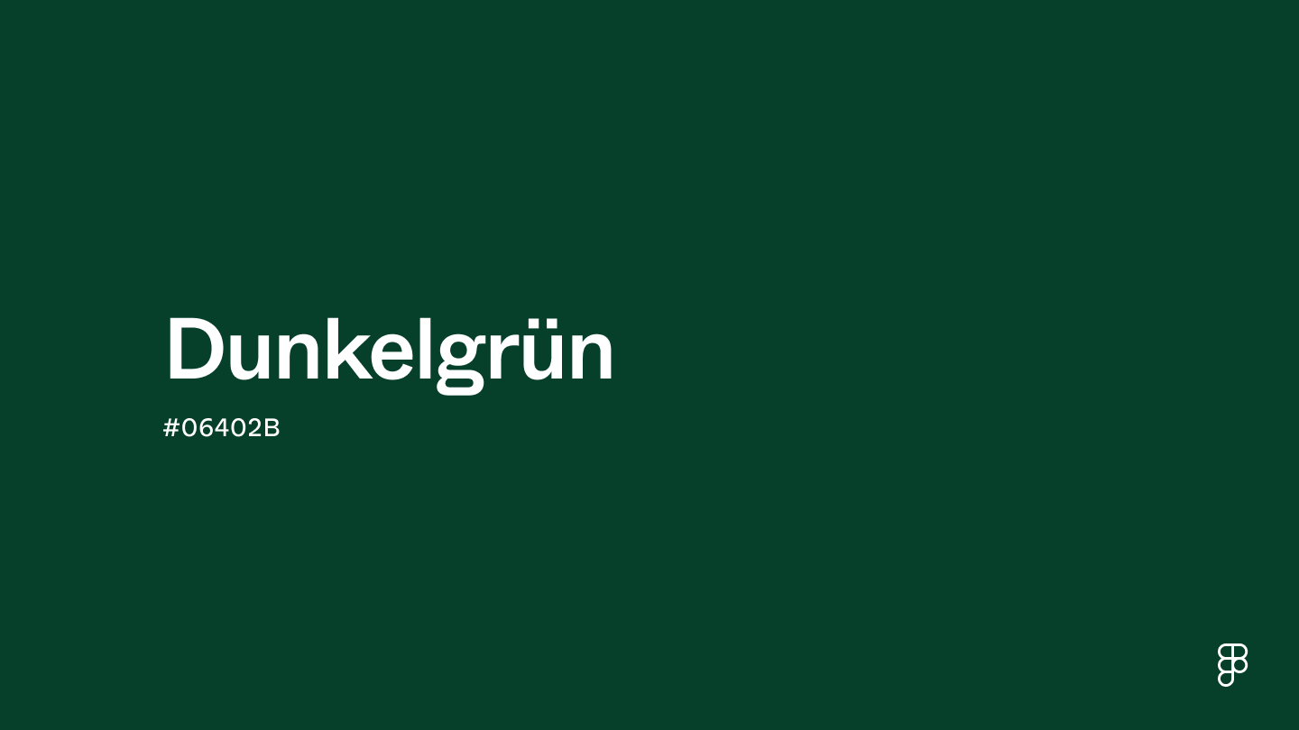 color Dunkelgrün