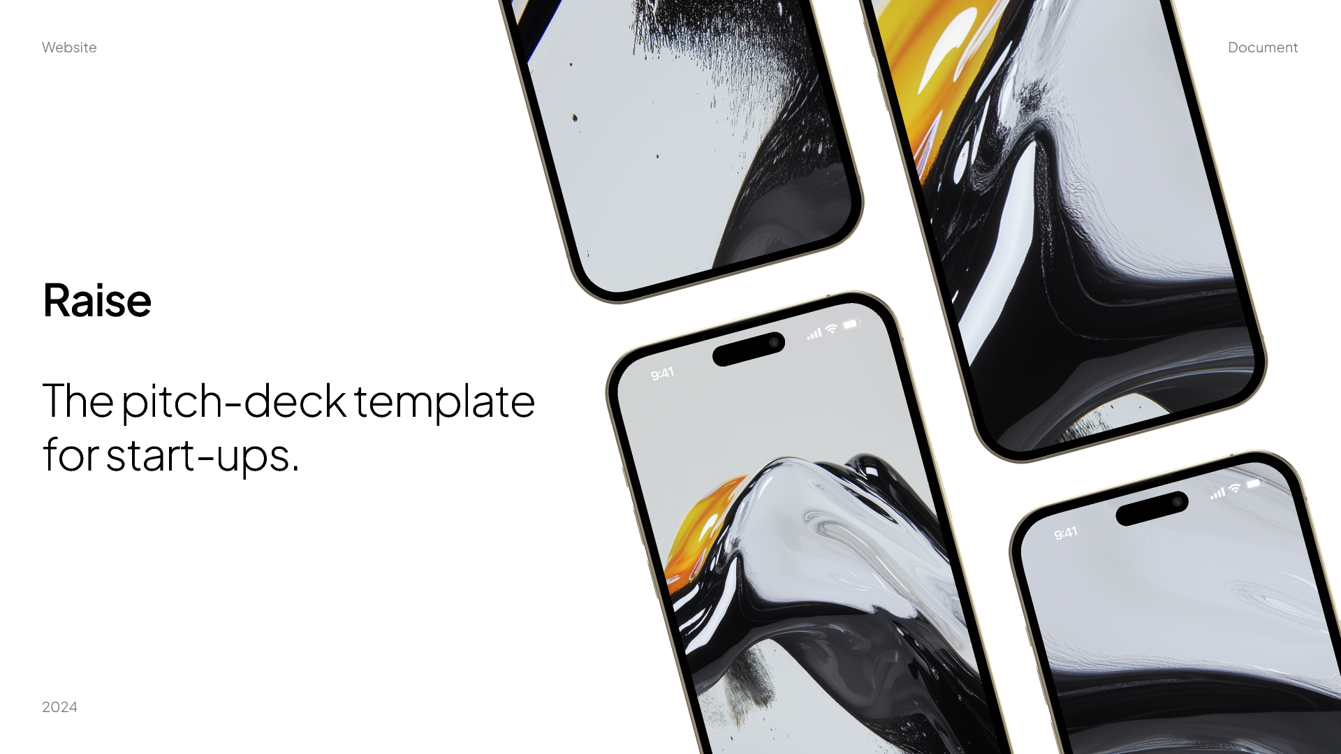 Raise: the pitch-deck template for start-ups