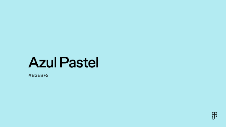 color Azul Pastel