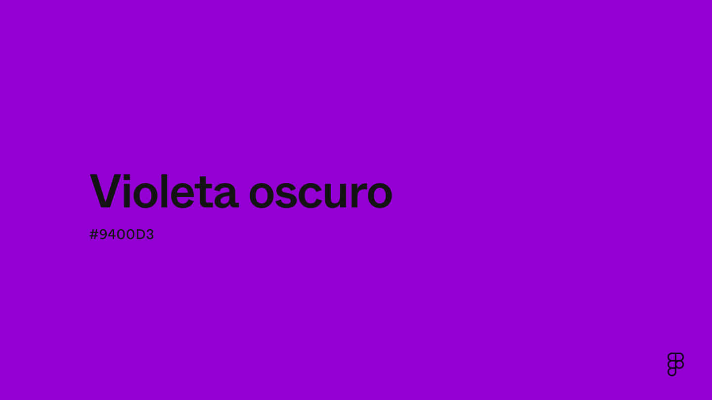 color Violeta oscuro