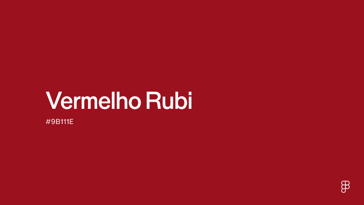 color Vermelho Rubi