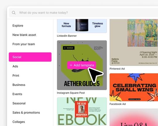 Browse Buzz templates to select the right one for you