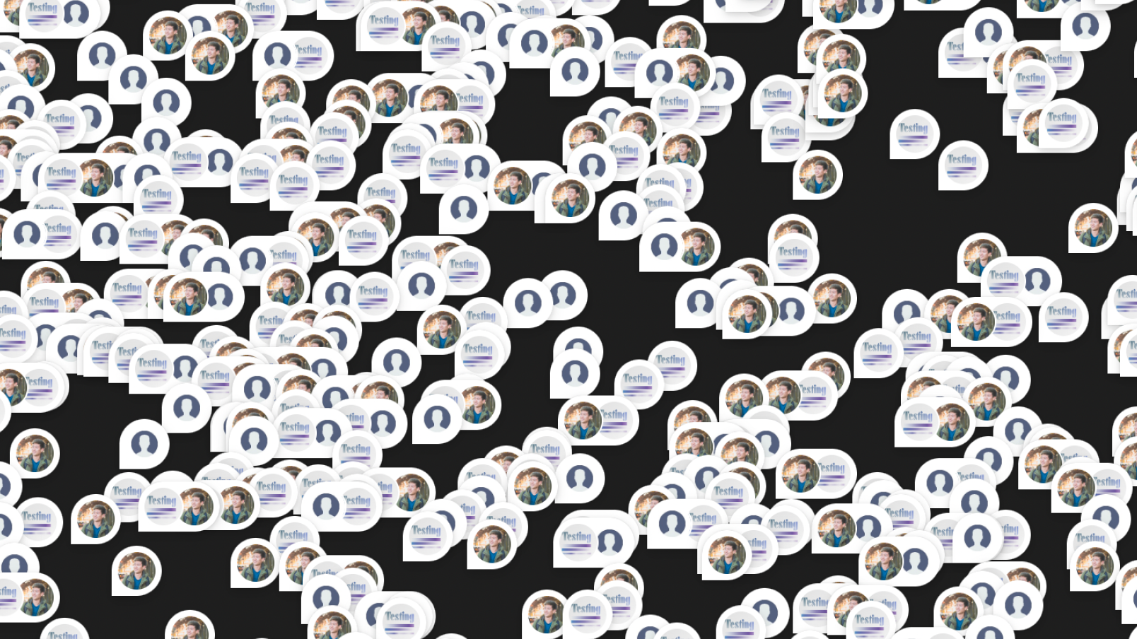 A Figma file with tons of comment pins