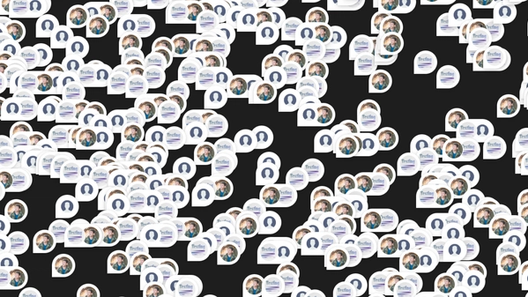 A Figma file with tons of comment pins