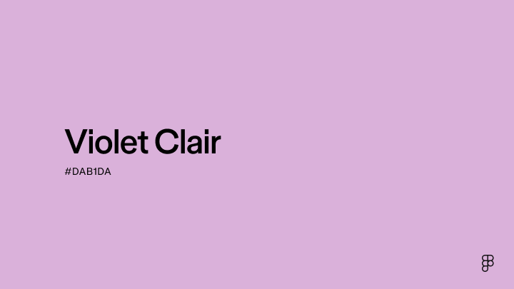 color Violet clair