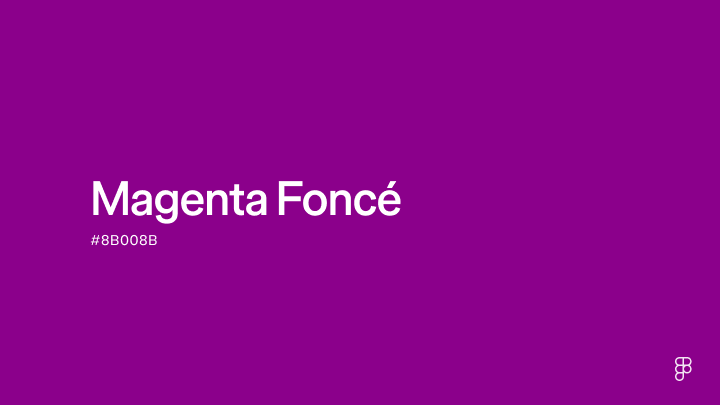 color Magenta foncé