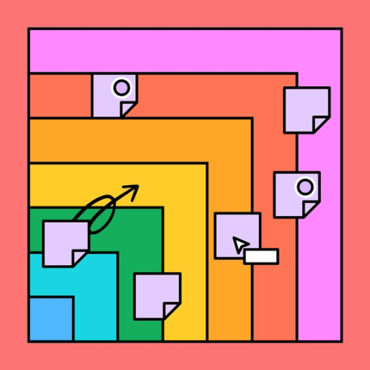 collaborative fibonacci diagram