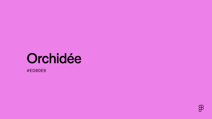 color Orchidée