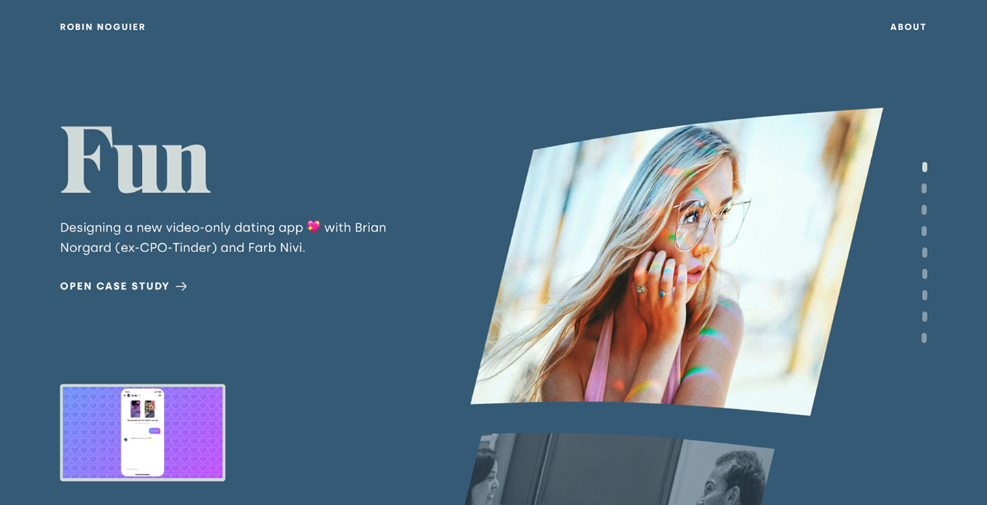  Robin Noguier’s portfolio website