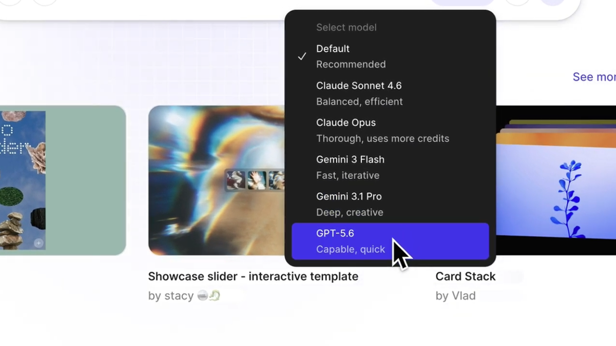 GPT-5.6 is now available in Figma Make