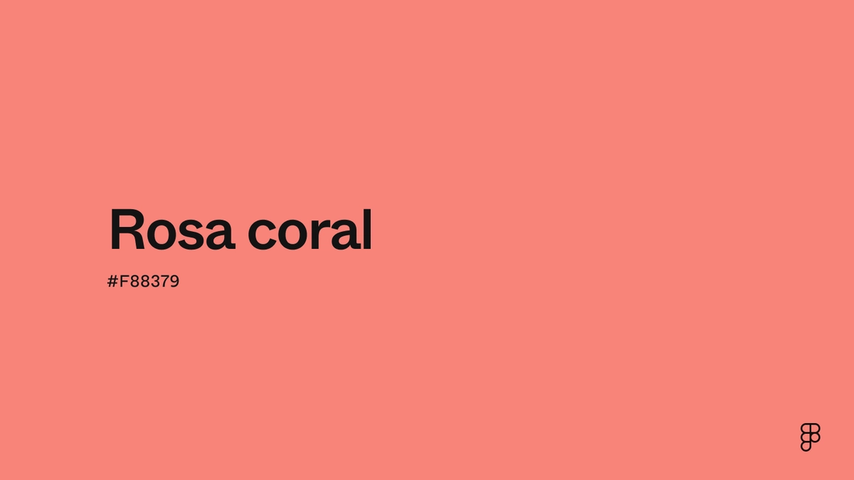 Rosa coral: Código Hex, Paletas y Significado | Figma