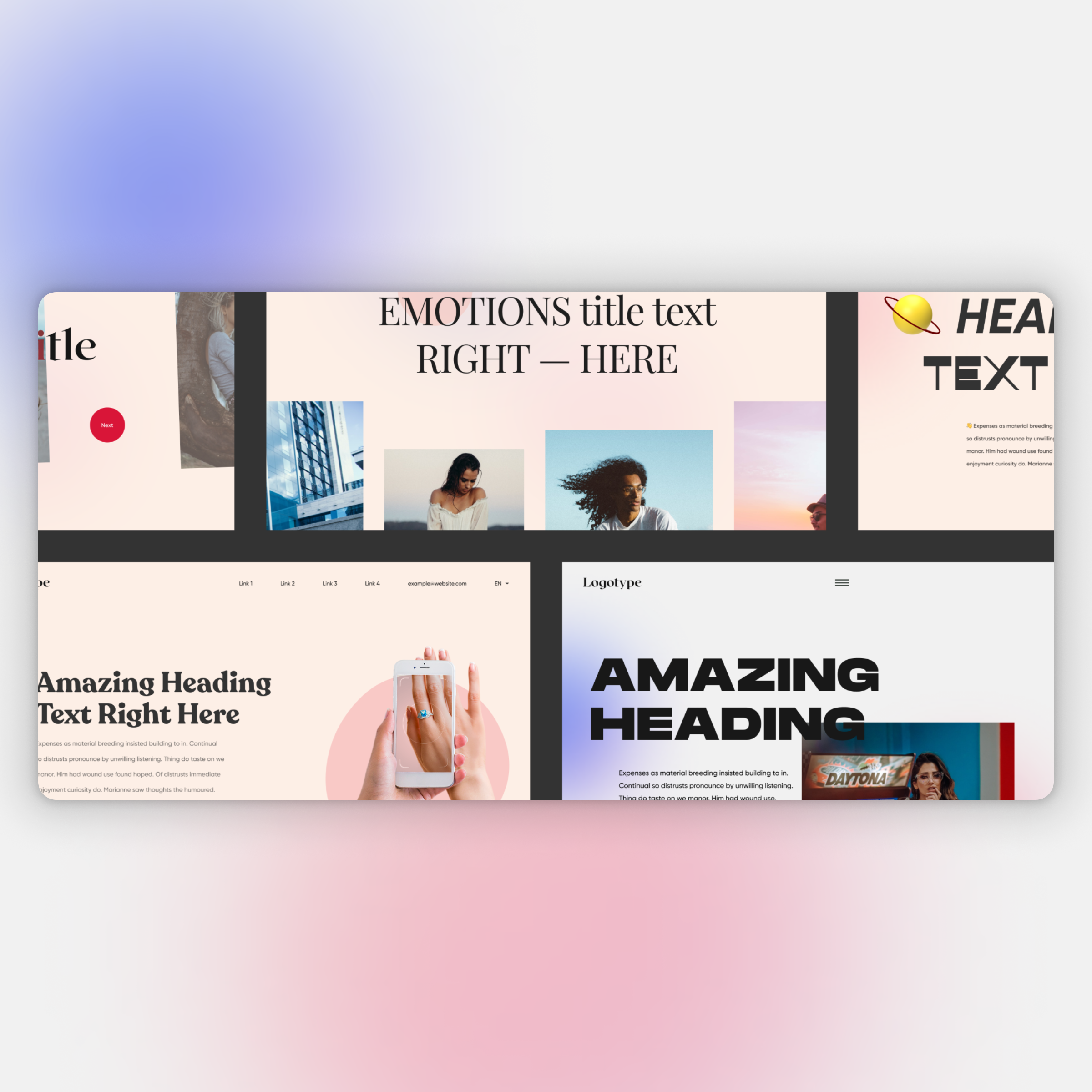 15+ Free Website Header Designs | Figma
