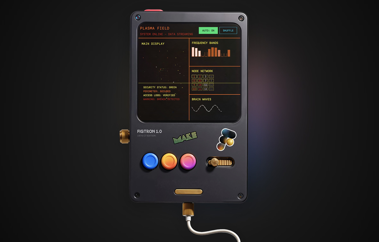 Screenshot of a Figtron app, made with Figma Make.