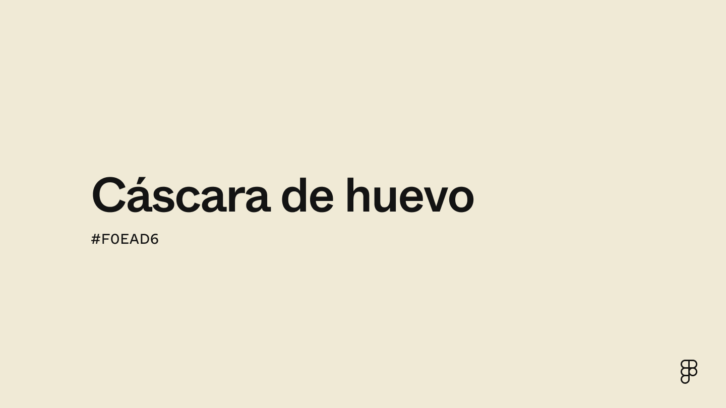 color Cáscara de huevo